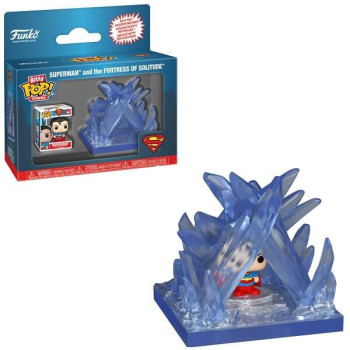 Funko Bitty POP Towns Heroes Superman - Superman and the Fortress of Solitude Vinyl Figure