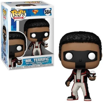 Funko POP Heroes Superman - Mr. Terrific 584 Vinyl Figure