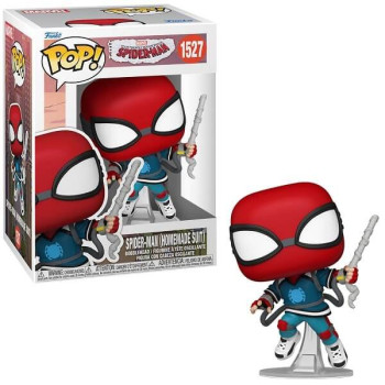 Funko POP Marvel Your Friendly Neighborhood Spider-Man - Spider-Man (Homemade Suit) 1527 Bobble-Head