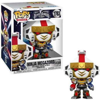 Funko POP Movies Mighty Morphin Power Rangers The Movie - Ninja Megazord Mettalic 1783 Vinyl Figure