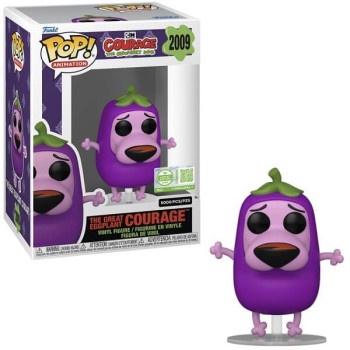 Funko POP Animation Courage the Cowardly Dog - The Great Eggplant Courage 2009 Vinyl Figure Ultra Limited Edition 5000pcs 