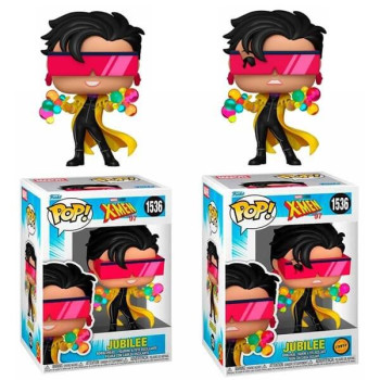 Funko POP Bundle of 2 Marvel X-Men '97 - Jubilee & Chase 1536 Bobble-Head 