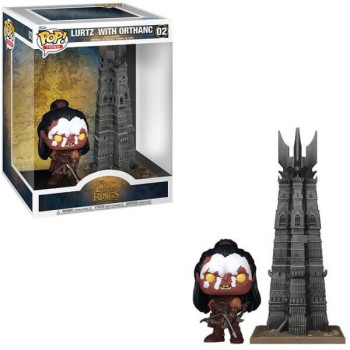 Funko POP Town The Lord of the Rings - Lurtz with Orthanc 02 Vinyl Figure