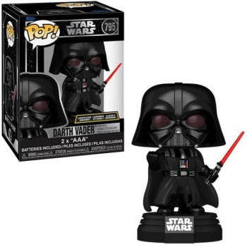 Funko POP Movies Star Wars - Darth Vader 795 Lights & Sound Bobble-Head