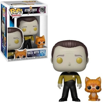 Funko POP Television Star Trek - Data with Spot 1755 Vinyl Figure