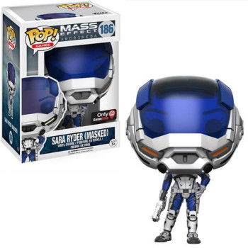 Funko POP Games Mass Effect: Andromeda - Sara Ryder (Masked) 186 Vinyl Figure GameStop Exclusive