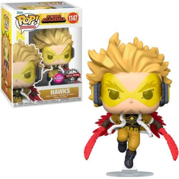 Funko POP Animation My Hero Academia - Hawks Flocked 1147 Vinyl Figure Special Edition