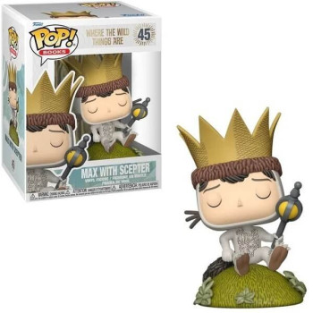 Funko POP Books Where the Wild Things Are - Max with Scepter 45 Vinyl Figure