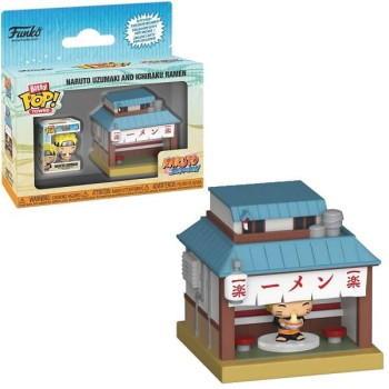 Funko Bitty POP Towns Naruto Shippuden - Naruto Uzumaki and Ichiraku Ramen Vinyl Figure