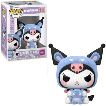 Funko POP Kuromi - Kuromi as Baku Flocked 111 Vinyl Figure