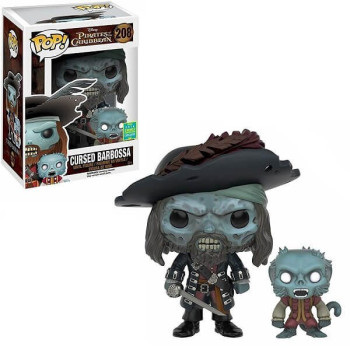Funko POP Movies Pirates of the Caribbean - Cursed Barbossa 208 Vinyl Figure 2016 Summer Convention Exclusive