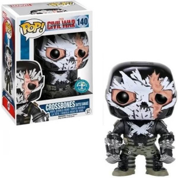 Funko POP Movies Captain America Civil War - Crossbones (Battle Damage) 140 Bobble-Head Underground Toys Exclusive