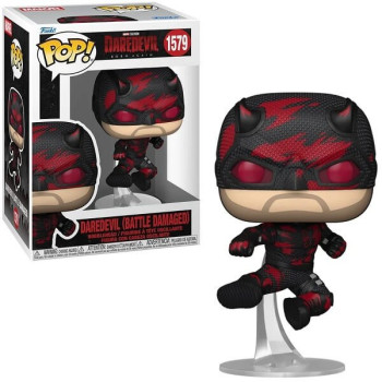 Funko POP Marvel Daredevil Born Again - Daredevil (Battle Damaged) 1579 Bobble-Head