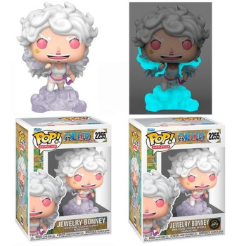 Funko POP Bundle of 2 Animation One Piece - Jewelry Bonney & GitD Chase 2255 Vinyl Figures
