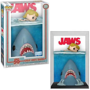 Funko POP VHS Covers Jaws 50th Anniversary - Great White Shark 21 Vinyl Figure Special Edition Exclusive