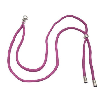 Λουράκι Λαιμού Lanyard για Κινητό με Μεταλλικό Γάντζο 75cm - Ροζ