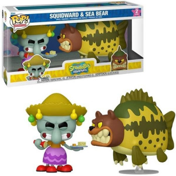 Funko POP Animation Spongebob Squarepants - Squidward and Sea Bear 2-pack Vinyl Figures