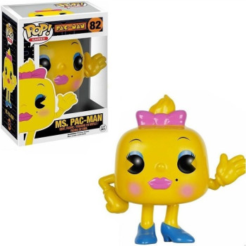 Funko POP Games Pac-Man - Ms. Pac-Man 82 Vinyl Figure