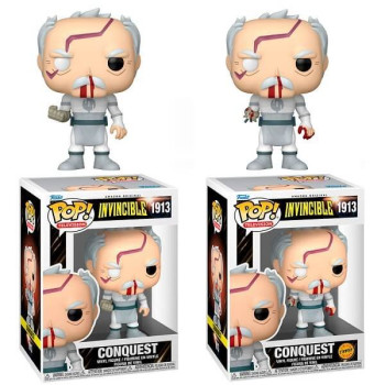 Funko POP Bundle of 2 Television Invincible - Conquest & Chase 1913 Vinyl Figures