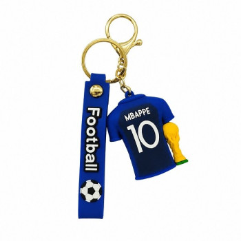 3D Μπρελόκ Σιλικόνης Football Stars - Kylian Mbappe Φανέλα Γαλλίας 8 εκ.