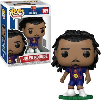 Funko Pop Football FC Barcelona - Jules Kounde 109 Vinyl Figure