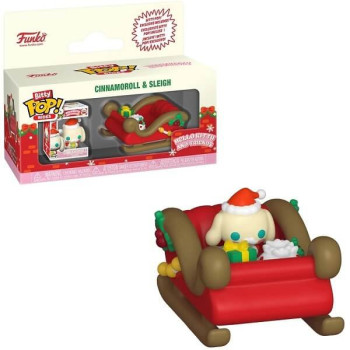 Funko Bitty POP Rides Hello Kitty and Friends - Cinnamoroll & Sleigh Vinyl Figure