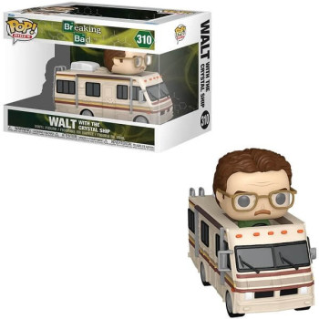 Funko POP Rides Breaking Bad - Walt with the Crystal Ship 310 Vinyl Figure 