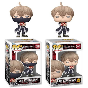 Funko POP Bundle of 2 Animation Tougen Anki - Jin Kougasaki & Chase 2441 Vinyl Figures