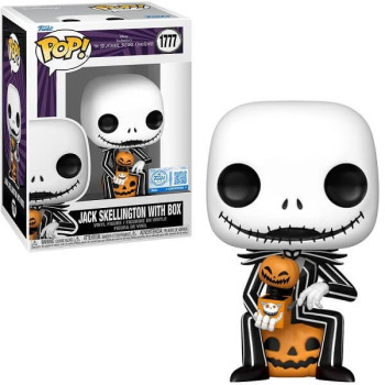 Funko POP Disney Nightmare Before Christmas - Jack Skellington with Box 1777 Vinyl Figure Special Edition Exclusive