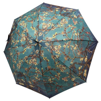 Ομπρέλα Αυτόματη Vincent van Gogh - Almond Blossom 105cm 8 Ακτινών - Γαλάζιο