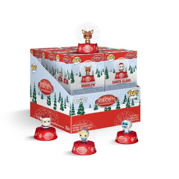 Funko POP Mini Globes - Rudolph the Red-Nosed Reindeer Vinyl Figure Snow Globe