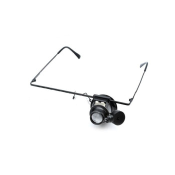 Μεγεθυντικός φακός κεφαλής 20x με LED σε σκελετό γυαλιών