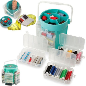 Πλήρες σετ Ραπτικής 210 τεμαχίων - Deluxe Sewing Kit & Storage Caddy