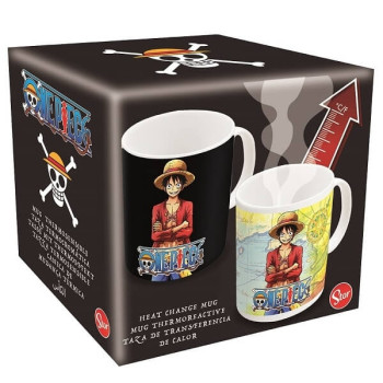 Stor One Piece Κούπα Κεραμική Μαύρη 325ml