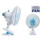 Φορητός Περιστρεφόμενος Ανεμιστήρας 3 σε 1 - 18cm Cnaptak Clip-02-180