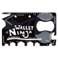 Πολυεργαλείο Πορτοφολιού Ninja wallet 18 σε 1 για Κάθε Χρήση σε μέγεθος πιστωτικής κάρτας