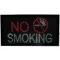 Φωτιζόμενη πινακίδα με κίνηση NO SMOKING