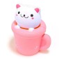 Squishy Παιχνίδι Αντιστρες Cute Cat Coffee Cup - Squishy Antistress