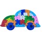 Ξύλινο Παζλ Αυτοκινητάκι Rainbow 26 Τεμαχίων