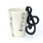 Κούπα με λαβή σε σχήμα Κλειδί του Σολ - Treble Clef Mug