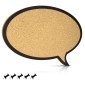 Πίνακας Φελλού Συννεφάκι Διαλόγου - Bubble Speech Cork Board