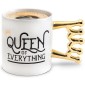 Κούπα με λαβή σε σχήμα Κορώνα - Queen of Everything Crown Mug