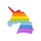 Anti Stress Fidget Bubble Pop Αγχολυτικό Παιχνίδι Μονόκερος Rainbow