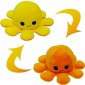 Λούτρινο Χταπόδι που αλλάζει διάθεση - Reversible Octopus 12εκ Κίτρινο - Πορτοκαλί