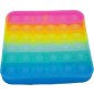 Anti Stress Fidget Bubble Pop Αγχολυτικό Παιχνίδι Τετράγωνο Rainbow Glow