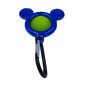 Pop it Fidget Simple Dimple Μεταλλιζέ Μπρελόκ Ποντίκι Μπλε
