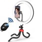 Φωτιστικό Δαχτυλίδι 26cm Ring Light με Εύκαμπτο Τρίποδο και Τηλεχειριστήριο
