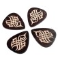 Ξύλινα Σουβέρ Πένα Κιθάρας - Pick Coasters σετ 4 τεμαχίων