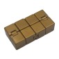 Anti Stress Fidget Infinite Cube - Αντιστρες Ατέρμονας Κύβος - Χρυσό