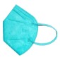 Μάσκα Υψηλής Προστασίας KN95 3D Care Protective Τυρκουάζ 1τμχ